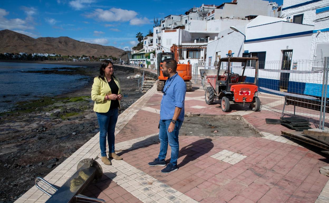 La avenida de Las Playitas estrenará pavimento y zonas de sombra en
